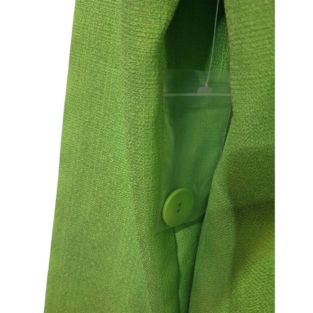 Worthington Blazer Jacket Womens Tall 10 Green Chartreuse Longline - Picture 6 of 9